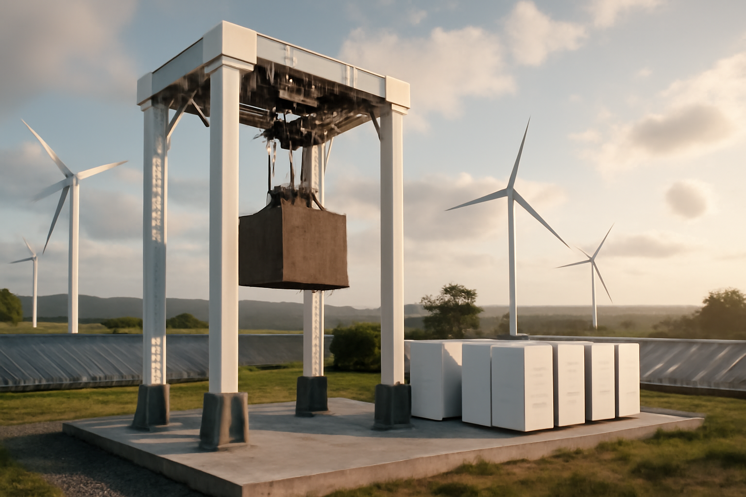 Stockage d&rsquo;énergie : comment les batteries à gravité révolutionnent le secteur renouvelable