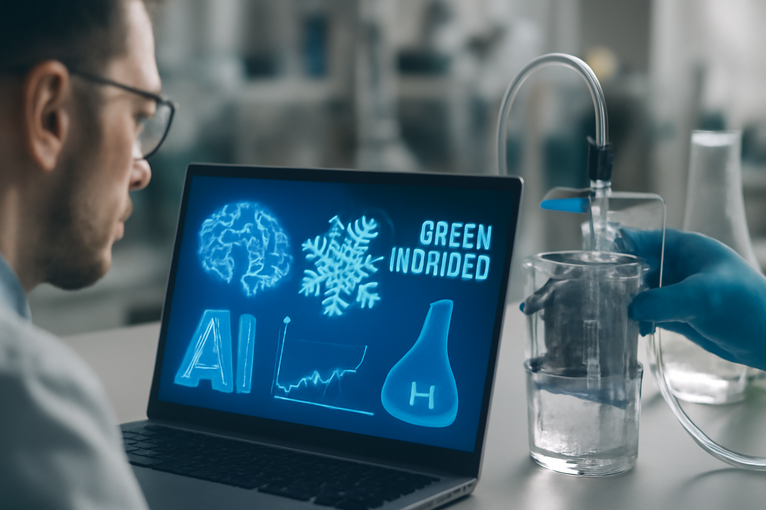 L&rsquo;IA révolutionne les catalyseurs d&rsquo;hydrogène vert : 90% d&rsquo;économies et 15 ans de recherche en 1 an