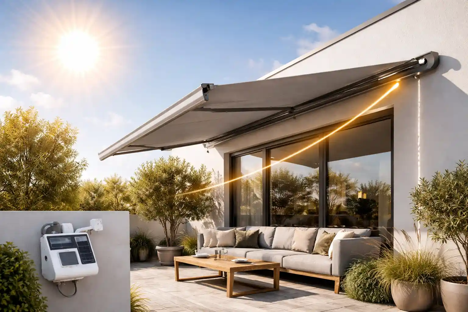 Protection solaire extérieure : comment réduire de 85 % les apports de chaleur par vos fenêtres grâce au facteur solaire
