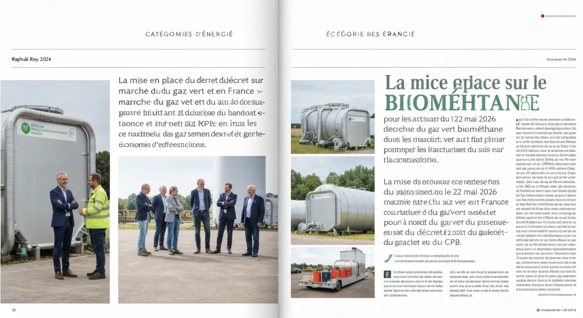 Biométhane : décret du 22 mai 2026 et CPB, ce qui change pour le gaz vert en France