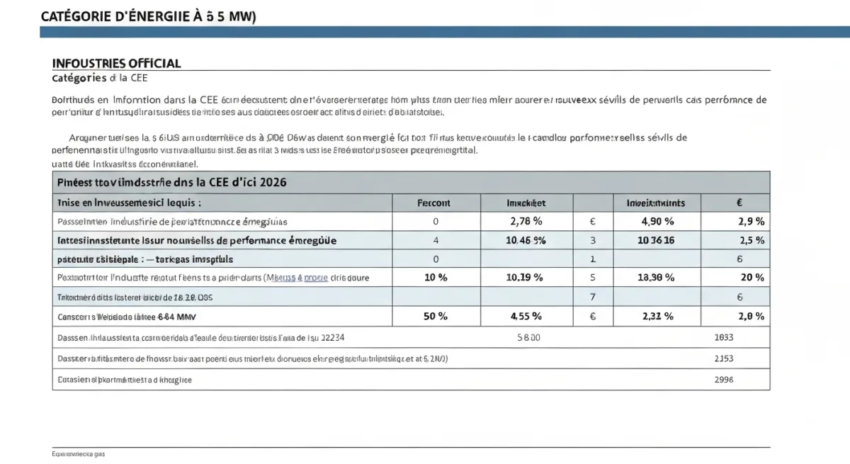 CEE industrie 2026 : fiche IND-UT-137 PAC rehausse — seuil relevé à 5 MW