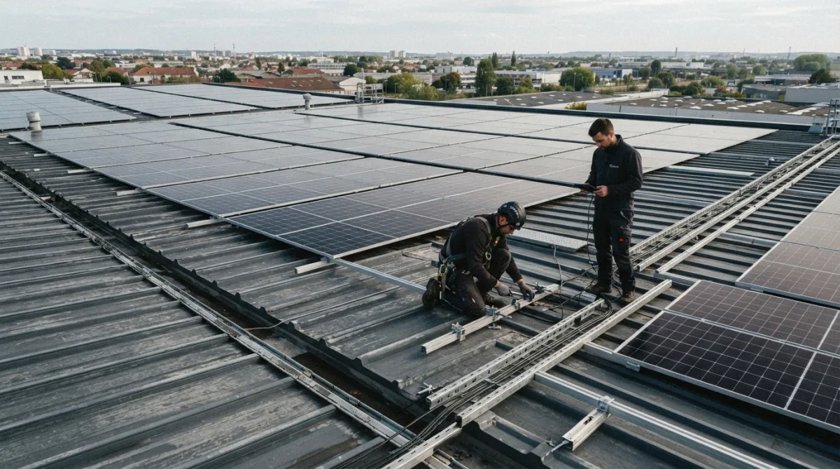 Panneaux solaires sur toiture bac acier : contraintes techniques